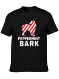 Peppermint Bark Dog T-Shirt - Holiday Style