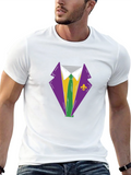 Mardi Gras Tuxedo T-Shirt - Party Costume