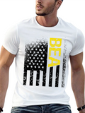 Distressed American Flag BEA Graphic T-Shirt