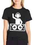 DJ Graphic Tee - Turntable Design