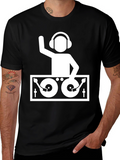 DJ Graphic Tee - Turntable Design