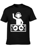 DJ Graphic Tee - Turntable Design