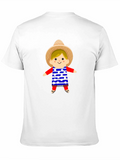 Festive USA Star Doll Graphic Tee