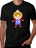 Festive USA Star Doll Graphic Tee