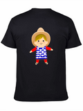 Festive USA Star Doll Graphic Tee