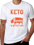 Keto Bacon T-Shirt - Better Than Diabetes Tee