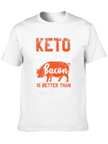 Keto Bacon T-Shirt - Better Than Diabetes Tee