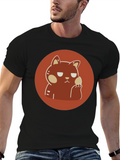 Grumpy Cat Graphic Tee - Casual Mens T-Shirt