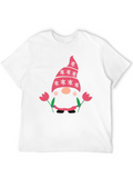 Spring Gnome T-Shirt - Cute Floral Design