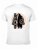 Viking Warrior Rune Graphic T-Shirt