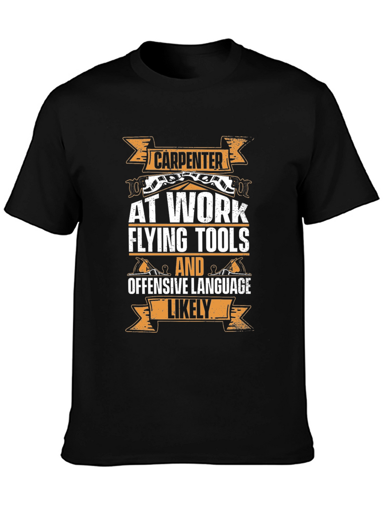 Carpenter At Work Graphic T-Shirt