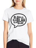 Blah Bubble Mens Black Graphic Tee