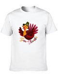 Thanksgiving Turkey Graphic Tee - Holiday T-Shirt
