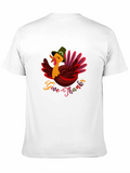 Thanksgiving Turkey Graphic Tee - Holiday T-Shirt