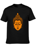 Buddha Graphic Tee - Mens Black T-Shirt