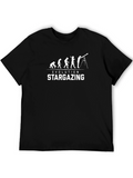 Evolution Stargazing T-Shirt - Astronomy Tee