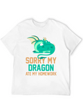 Funny Dragon Ate My Homework T-Shirt