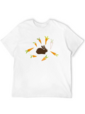 Easter Bunny & Carrots Graphic Tee