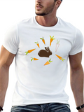 Easter Bunny & Carrots Graphic Tee