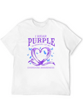 Purple Ribbon Overdose Awareness T-Shirt