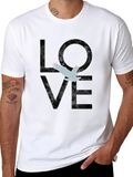 Love Bird Graphic T-Shirt - Black
