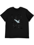 Love Bird Graphic T-Shirt - Black