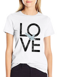 Love Bird Graphic T-Shirt - Black