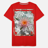 Japanese Collage Art Lotus Water Lily Collage Art