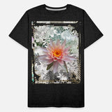 Japanese Collage Art Lotus Water Lily Collage Art