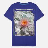 Japanese Collage Art Lotus Water Lily Collage Art