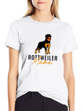 Rottweiler Mama Graphic Tee - Dog Lover T-Shirt
