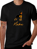Rottweiler Mama Graphic Tee - Dog Lover T-Shirt