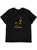 Rottweiler Mama Graphic Tee - Dog Lover T-Shirt