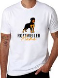 Rottweiler Mama Graphic Tee - Dog Lover T-Shirt