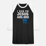 Jesus And Bbq Christian Barbecue Religious Grillin