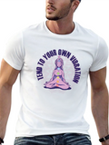 Meditate Your Own Vibration Black Tee
