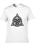 Geometric Symbol Black T-Shirt