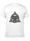 Geometric Symbol Black T-Shirt