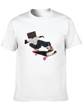 Skateboarding TV Head Graphic Black T-Shirt