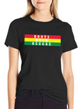 Roots Rock Reggae Graphic Tee - Black