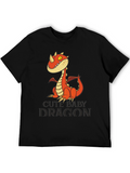 Cute Baby Dragon Graphic Tee - Unisex T-Shirt