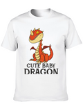 Cute Baby Dragon Graphic Tee - Unisex T-Shirt