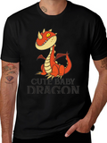 Cute Baby Dragon Graphic Tee - Unisex T-Shirt