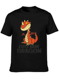 Cute Baby Dragon Graphic Tee - Unisex T-Shirt