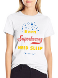 Superheroes Need Sleep Graphic T-Shirt