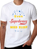 Superheroes Need Sleep Graphic T-Shirt