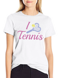 I Love Tennis Graphic T-Shirt
