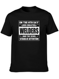 Welder Tee - God Created Welders T-Shirt