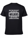 Welder Tee - God Created Welders T-Shirt