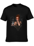 Mystic Woman Graphic T-Shirt - Black
